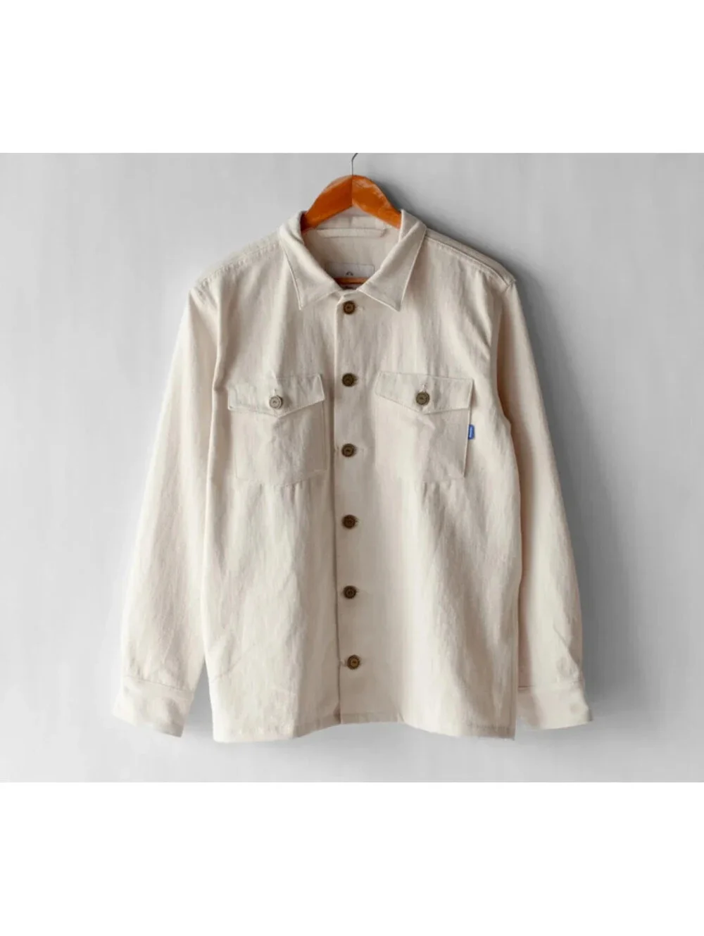 Manyana Atelier Peloton Jacket Shirt Heavy Denim Natural color  23.5 x 30 cotton